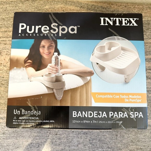 Intex PureSpa Cup Holder, Holds 2 Standard Size Beverage Original Version - Picture 2 of 4